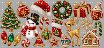 16oz Christmas-S  3229